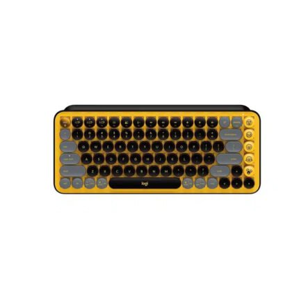 Logitech POP Keys Wireless keyboard Mechanical Emoji Yellow English. 920-010707