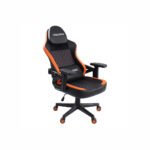 Porodo Gaming Ergonomic Gaming Chair - Black/Orange - PDX59B3BKOG