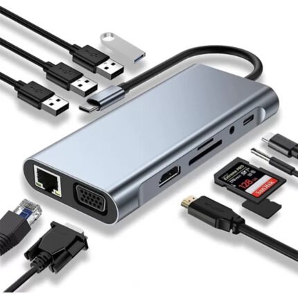 TYPE-C TO HDTV 11 in 1 USB C Hub Adapter