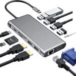 TYPE-C TO HDTV 12 in 1 USB C Hub Adapter