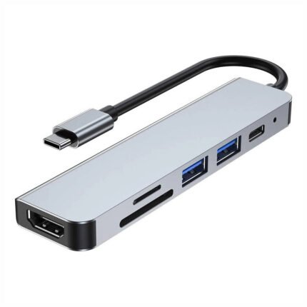 Type C to HDTV 6 in 1 USB Hub